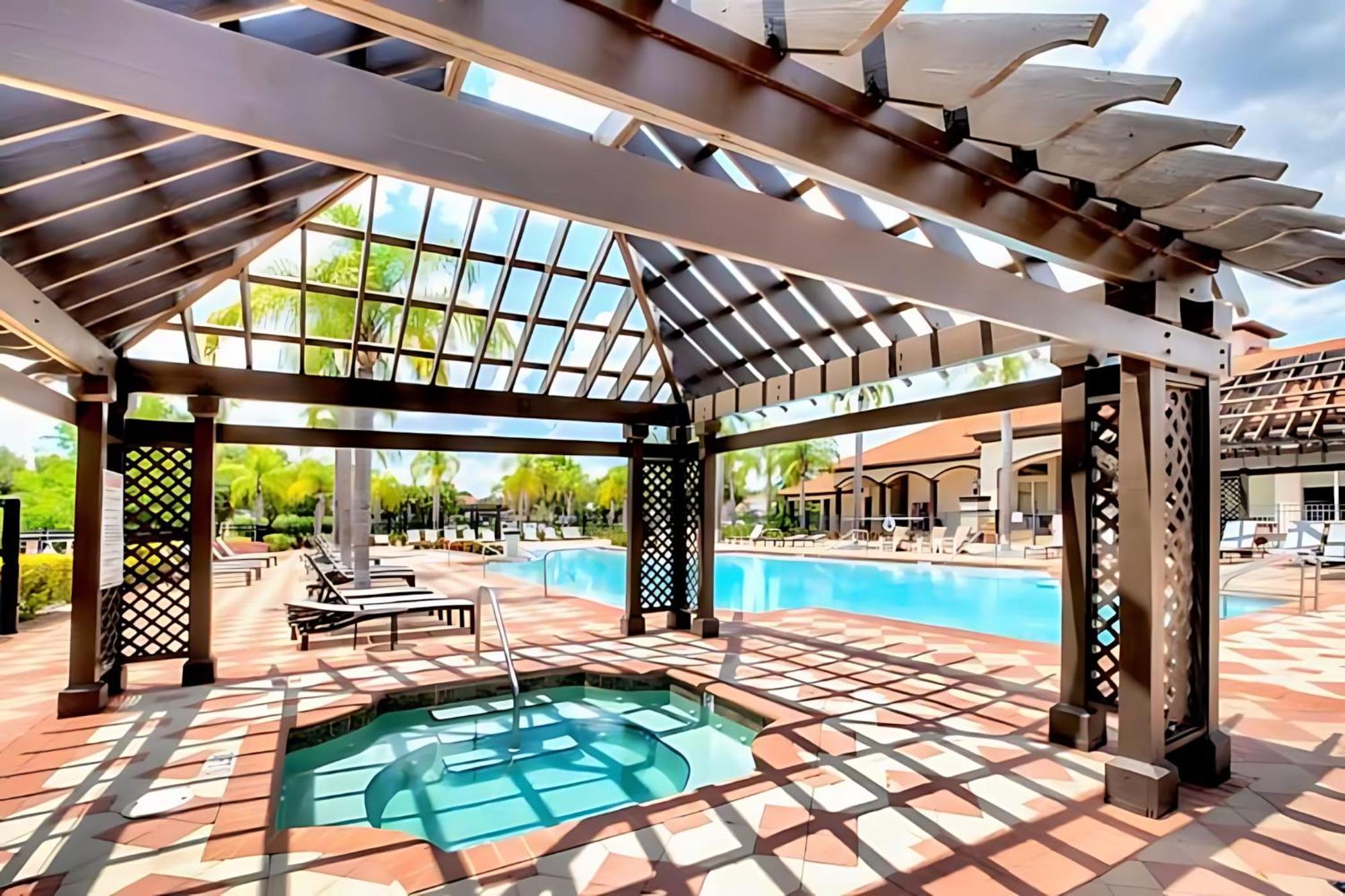 Ferienhaus 6br Near - With Private Pool Hot Tub And Games Kissimmee